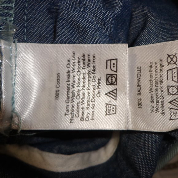 Eddie Bauer Capris P4 Zip Closure Pockets Stone Blue - Picture 15 of 15